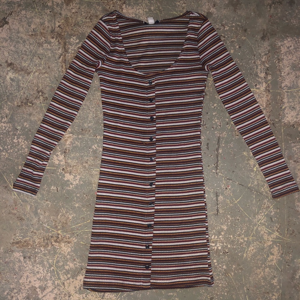Multi stripe TOPSHOP mini dress